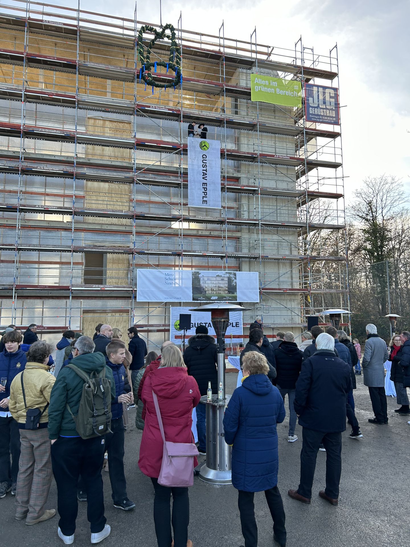 Richtfest an der Merz Schule gGmbH in Stuttgart - albrings müller ag